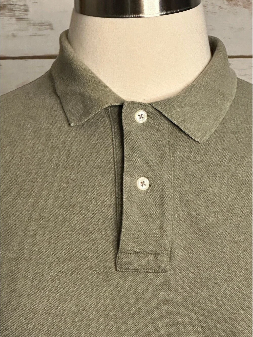 Polo Ralph Lauren green cotton short sleeve polo shirt XL preppy old money